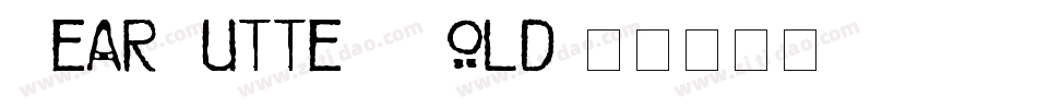 BearButteT Bold字体转换